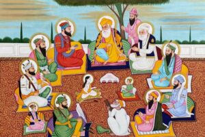 Sikh miniature painting