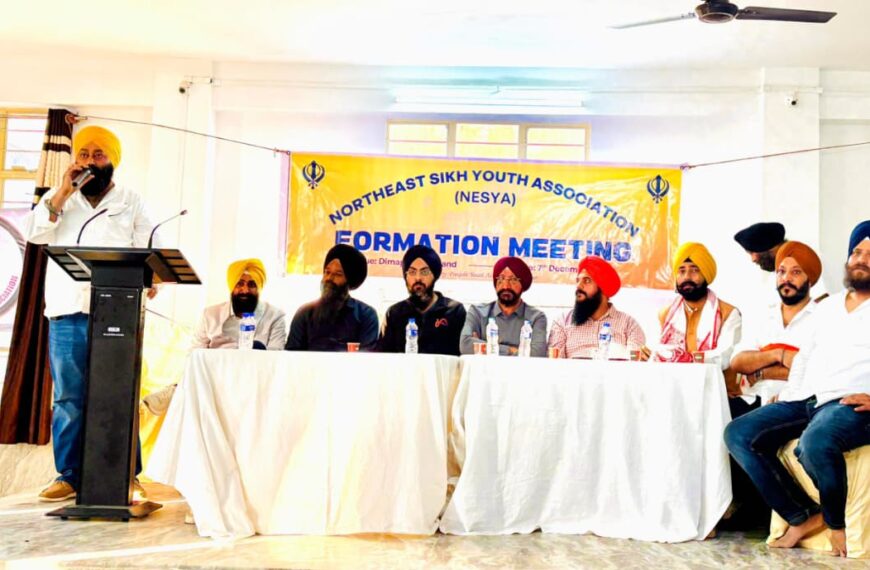 North East Sikh Youth Association Officially Launched in&hellip;